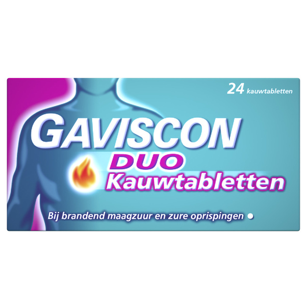 GAVISCON av duo kauw     tabletten 24 ST