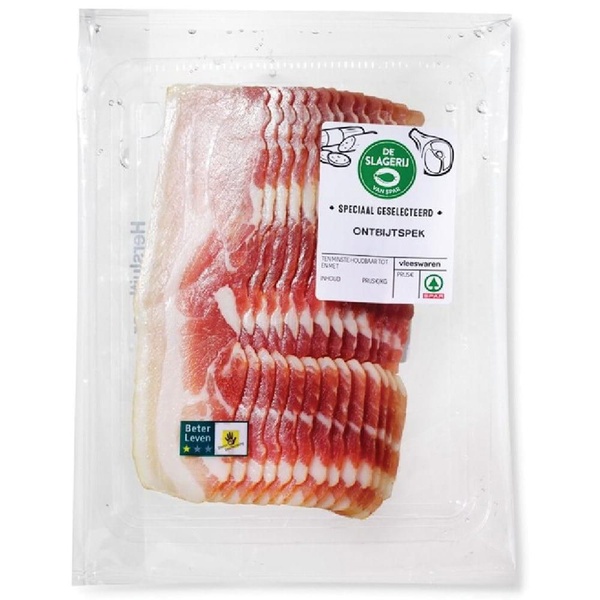 SPAR KLP  amb. ontbijt spek 125gr 1 KG
