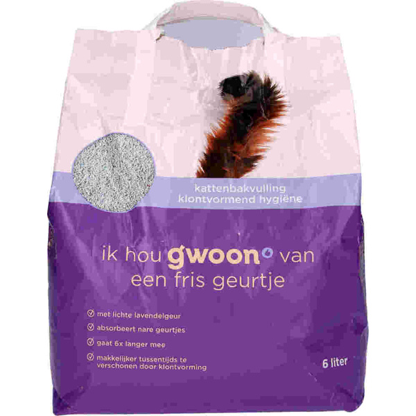 G'WOON klontv. katten bakvulling hyg 6 LT