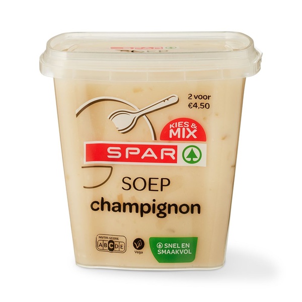 SPAR champignonsoep. 320 GR 320 GR