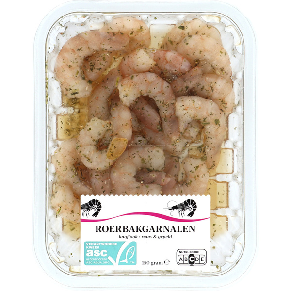 NEUTR. wokgarnalen knoflook 150 GR