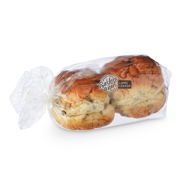 BAKKERSH reuze rozijnen krentenbollen 400 GR