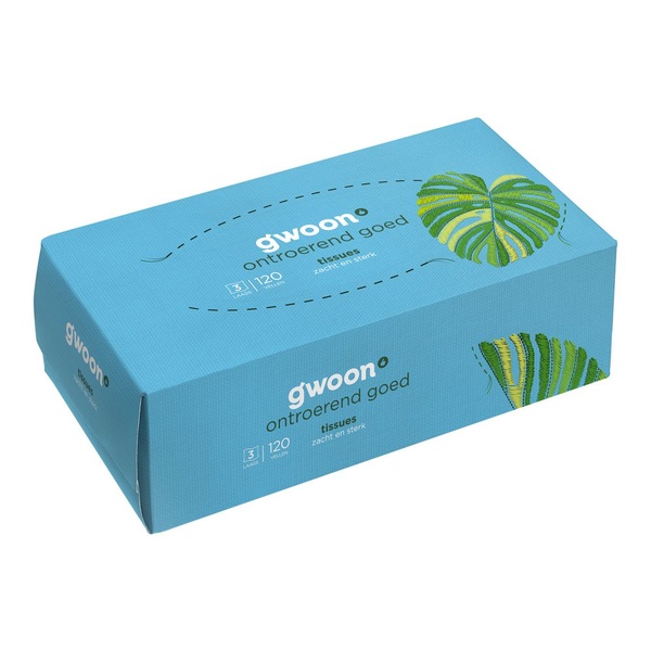G'WOON tissues 3 laags 1 ST