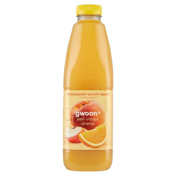 G'WOON trio sinas perzik appel 1 LT