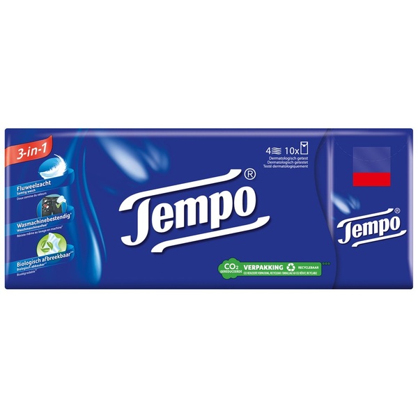 TEMPO zakdoekjes     original 10x10 10 ST