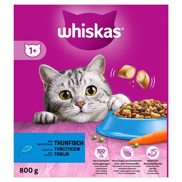 WHISK adult brokken  met tonijn 800 GR
